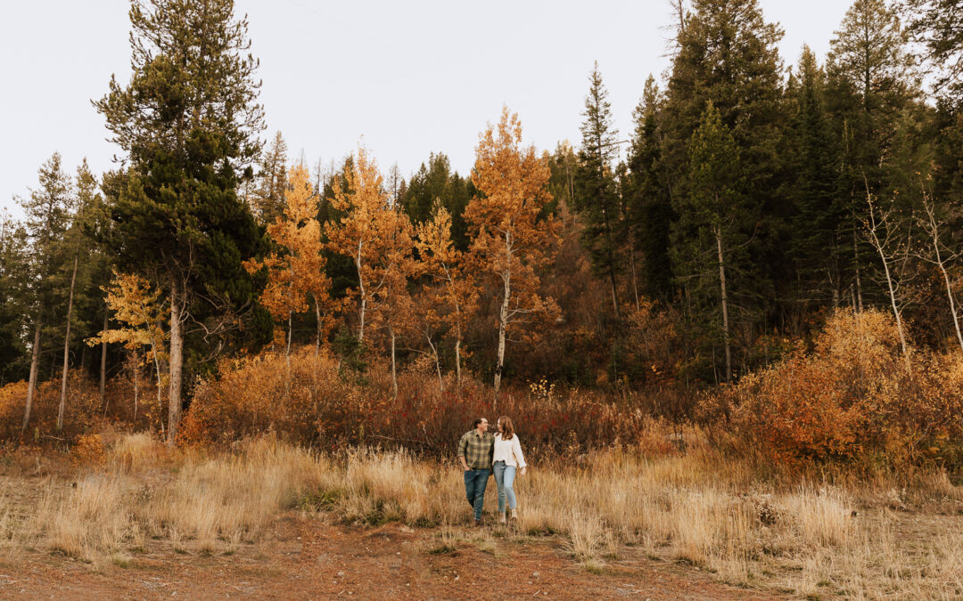 Chandra + Ryan | Fall Mountain Engagements