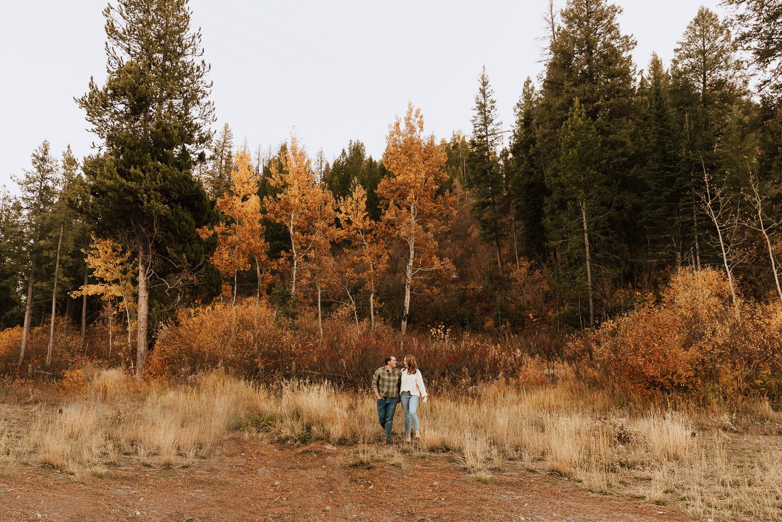 Chandra + Ryan | Fall Mountain Engagements