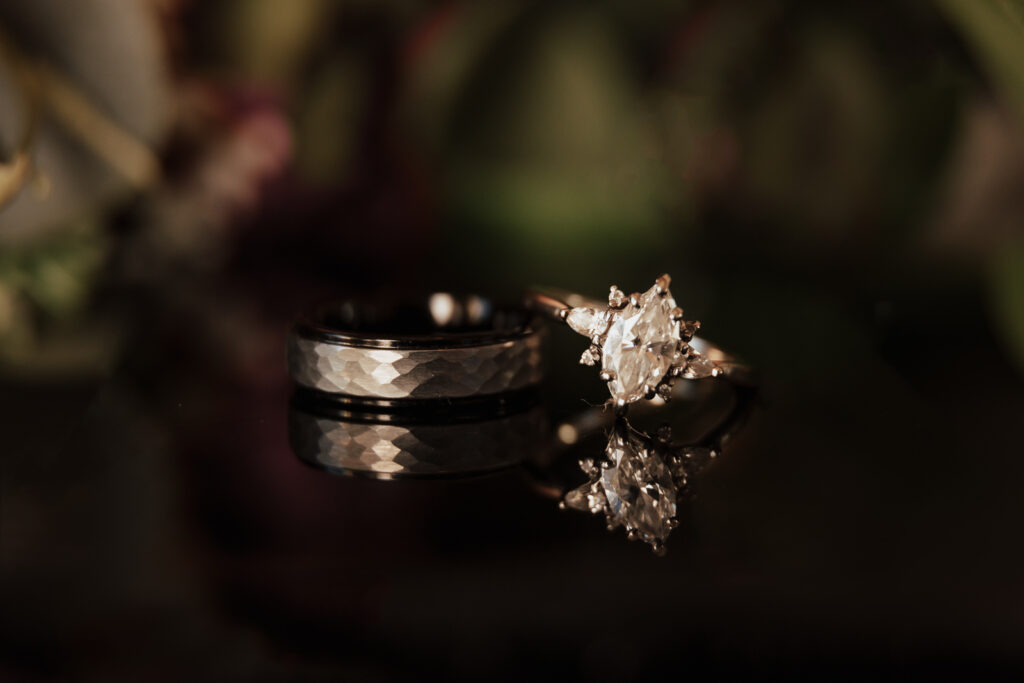 Detail Shots of different aspects of a couple&rsquo;s wedding day with red, pink and green accents. Photographed by Northern Texas (DFW) photographer Hannah Lylene Photography.