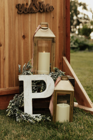 DFW-Elopement-Decoration-Set-Up-Florals Fort Worth Backyard Wedding Ceremony Details
