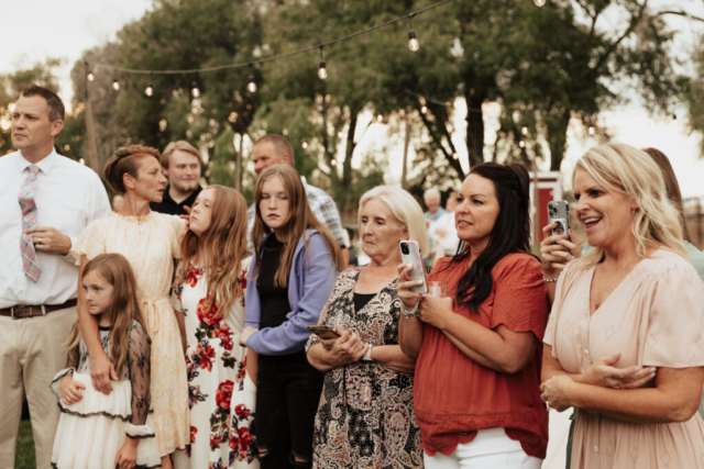 Dallas-Fort-Worth-Elopement-Ceremony Wedding Guests at a DFW Wedding Elopement Ceremony