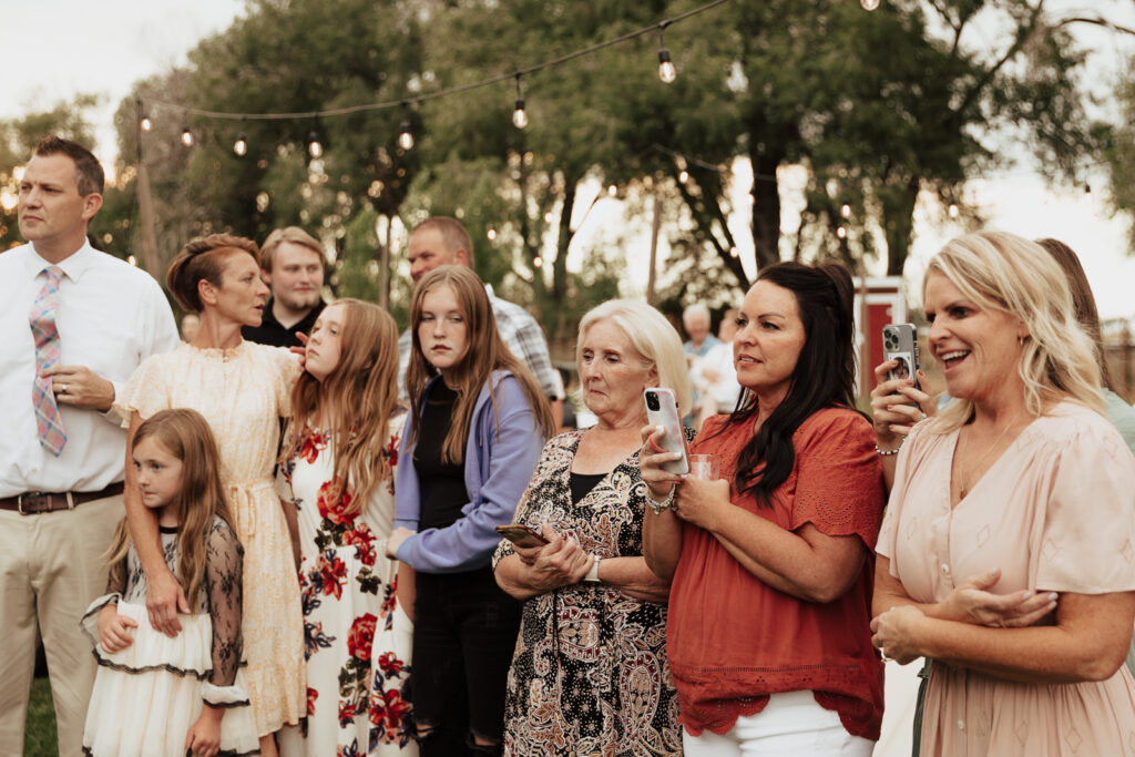 Wedding Guests at a DFW Wedding Elopement Ceremony