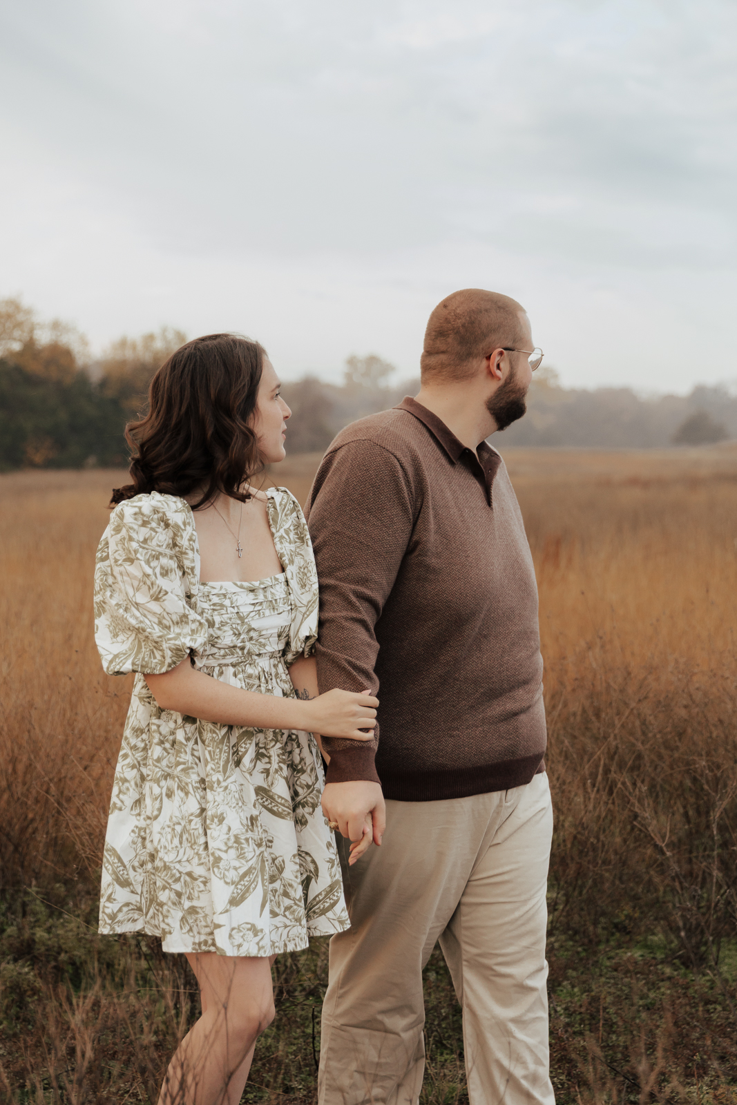 Texas Fall Sunrise Engagement