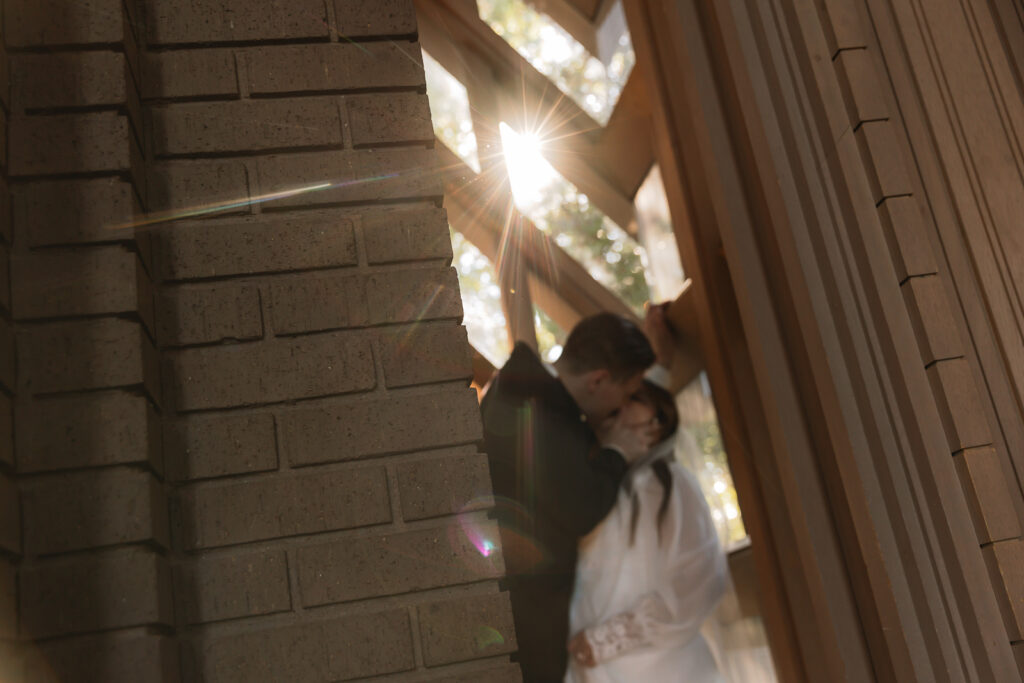 A young couple has their intimate wedding at the Marty Leonard Chapel in Fort Worth, Texas by a Texas DFW documentary wedding photographer ( Hannah Lylene Photography) A young couple has their intimate wedding at the Marty Leonard Chapel in Fort Worth, Texas by a Texas DFW documentary wedding photographer ( Hannah Lylene Photography)