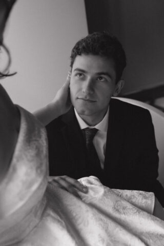 Documentary-style, true-to-color wedding photos from a unique Texas wedding at The Wild Detectives Bookstore in Dallas and The Thompson Hotel. Captured by a DFW wedding photographer, highlighting candid moments and cinematic charm.