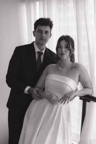 Documentary-style, true-to-color wedding photos from a unique Texas wedding at The Wild Detectives Bookstore in Dallas and The Thompson Hotel. Captured by a DFW wedding photographer, highlighting candid moments and cinematic charm.