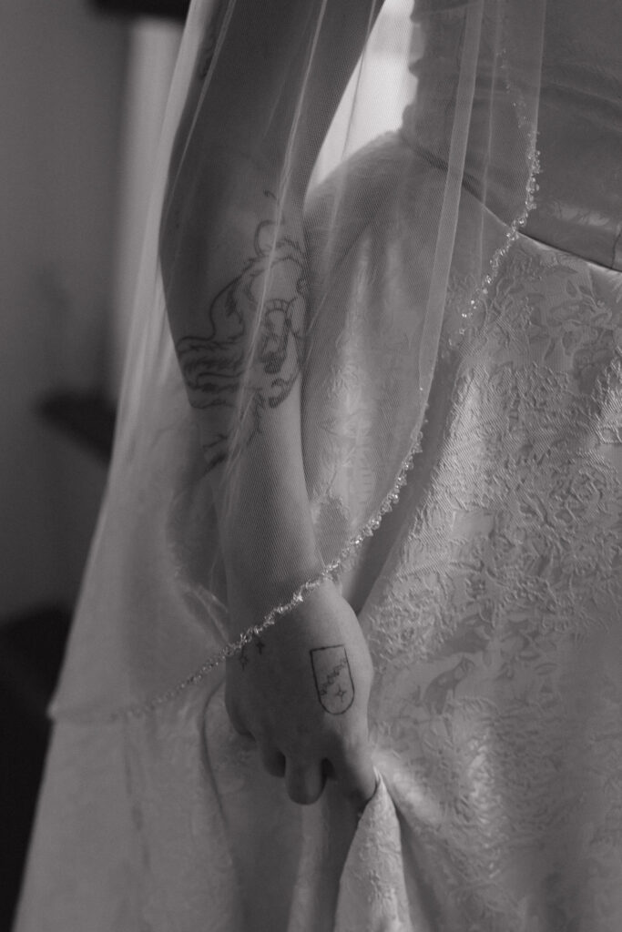 Documentary-style, true-to-color wedding photos from a unique Texas wedding at The Wild Detectives Bookstore in Dallas and The Thompson Hotel. Captured by a DFW wedding photographer, highlighting candid moments and cinematic charm.