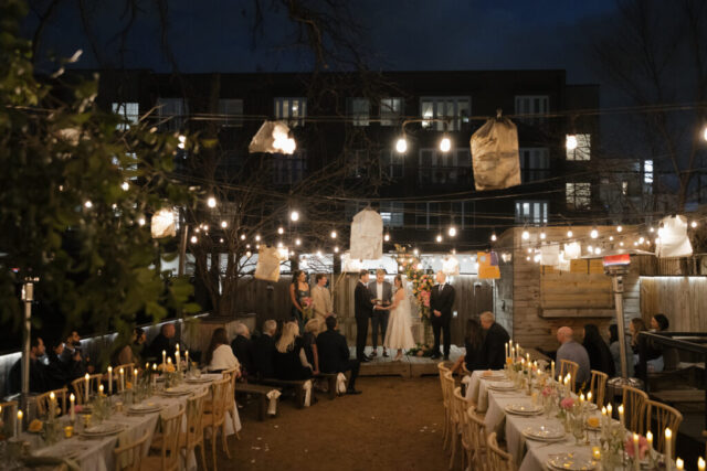 Documentary-style, true-to-color wedding photos from a unique Texas wedding at The Wild Detectives Bookstore in Dallas and The Thompson Hotel. Captured by a DFW wedding photographer, highlighting candid moments and cinematic charm.