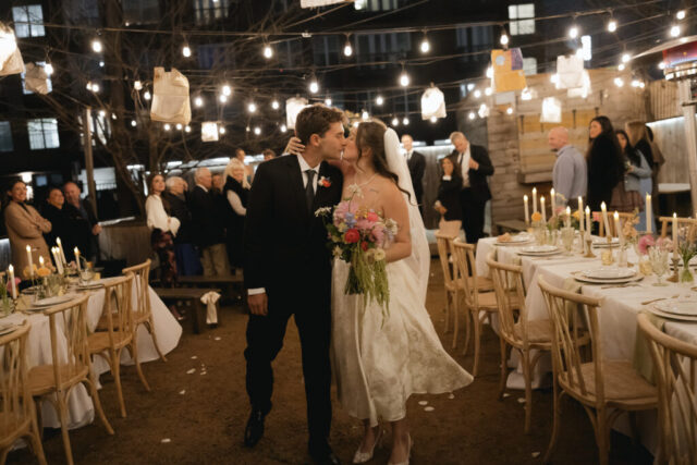 Documentary-style, true-to-color wedding photos from a unique Texas wedding at The Wild Detectives Bookstore in Dallas and The Thompson Hotel. Captured by a DFW wedding photographer, highlighting candid moments and cinematic charm.