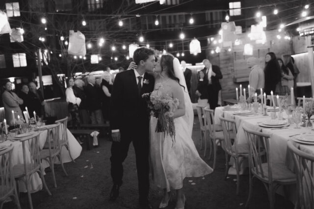 Documentary-style, true-to-color wedding photos from a unique Texas wedding at The Wild Detectives Bookstore in Dallas and The Thompson Hotel. Captured by a DFW wedding photographer, highlighting candid moments and cinematic charm.