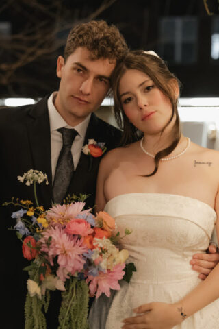 Documentary-style, true-to-color wedding photos from a unique Texas wedding at The Wild Detectives Bookstore in Dallas and The Thompson Hotel. Captured by a DFW wedding photographer, highlighting candid moments and cinematic charm.