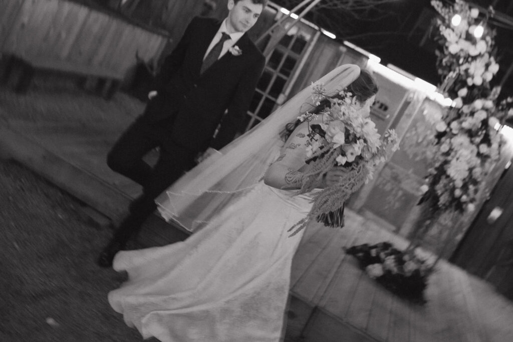 Documentary-style, true-to-color wedding photos from a unique Texas wedding at The Wild Detectives Bookstore in Dallas and The Thompson Hotel. Captured by a DFW wedding photographer, highlighting candid moments and cinematic charm.