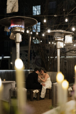Documentary-style, true-to-color wedding photos from a unique Texas wedding at The Wild Detectives Bookstore in Dallas and The Thompson Hotel. Captured by a DFW wedding photographer, highlighting candid moments and cinematic charm.