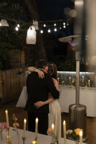 Documentary-style, true-to-color wedding photos from a unique Texas wedding at The Wild Detectives Bookstore in Dallas and The Thompson Hotel. Captured by a DFW wedding photographer, highlighting candid moments and cinematic charm.