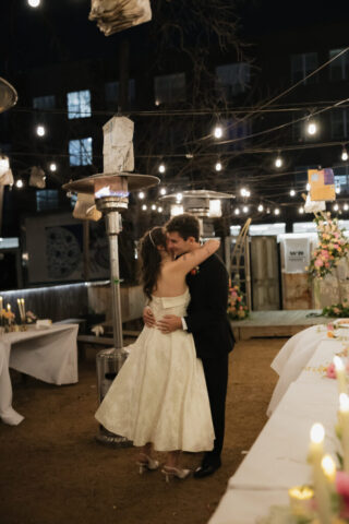 Documentary-style, true-to-color wedding photos from a unique Texas wedding at The Wild Detectives Bookstore in Dallas and The Thompson Hotel. Captured by a DFW wedding photographer, highlighting candid moments and cinematic charm.