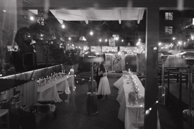 Documentary-style, true-to-color wedding photos from a unique Texas wedding at The Wild Detectives Bookstore in Dallas and The Thompson Hotel. Captured by a DFW wedding photographer, highlighting candid moments and cinematic charm.