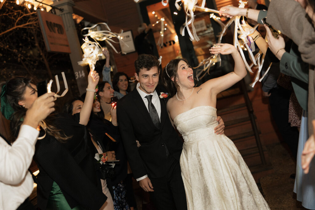 Documentary-style, true-to-color wedding photos from a unique Texas wedding at The Wild Detectives Bookstore in Dallas and The Thompson Hotel. Captured by a DFW wedding photographer, highlighting candid moments and cinematic charm.