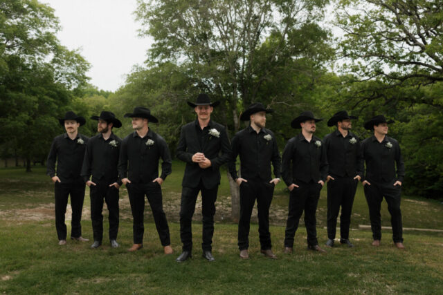 True-to-color, cinematic documentary-style wedding photos from a real Texas wedding at HR Ranch. Captured by a DFW wedding photographer, featuring rustic charm and candid moments.