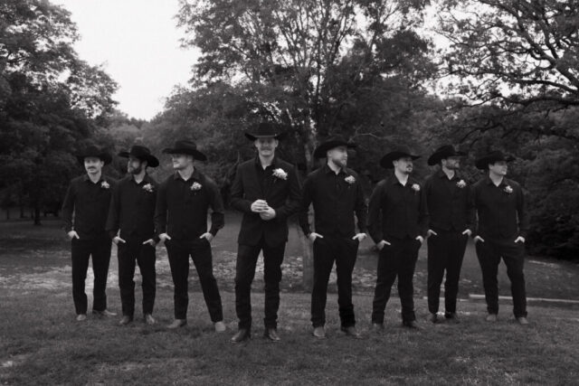 True-to-color, cinematic documentary-style wedding photos from a real Texas wedding at HR Ranch. Captured by a DFW wedding photographer, featuring rustic charm and candid moments.