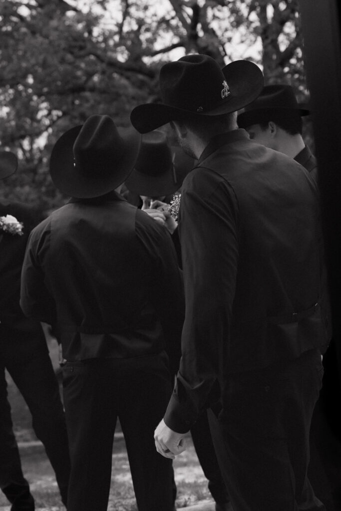 True-to-color, cinematic documentary-style wedding photos from a real Texas wedding at HR Ranch. Captured by a DFW wedding photographer, featuring rustic charm and candid moments.