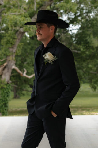 True-to-color, cinematic documentary-style wedding photos from a real Texas wedding at HR Ranch. Captured by a DFW wedding photographer, featuring rustic charm and candid moments.