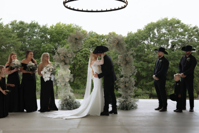 True-to-color, cinematic documentary-style wedding photos from a real Texas wedding at HR Ranch. Captured by a DFW wedding photographer, featuring rustic charm and candid moments.