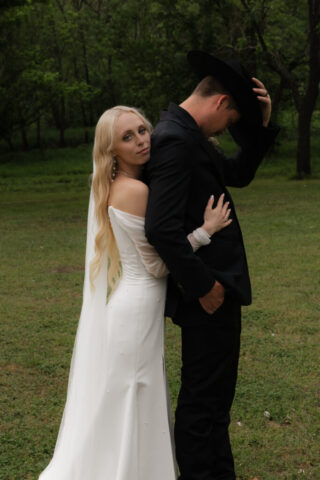 True-to-color, cinematic documentary-style wedding photos from a real Texas wedding at HR Ranch. Captured by a DFW wedding photographer, featuring rustic charm and candid moments.