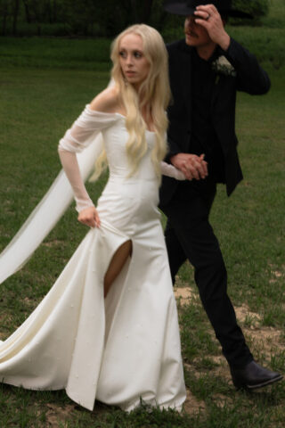 True-to-color, cinematic documentary-style wedding photos from a real Texas wedding at HR Ranch. Captured by a DFW wedding photographer, featuring rustic charm and candid moments.