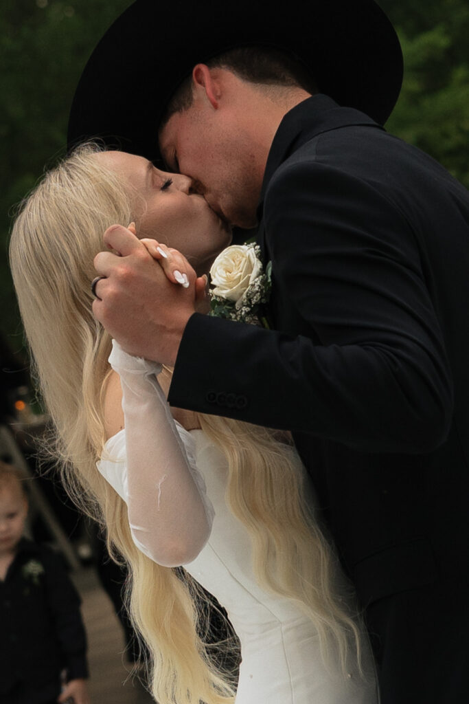 True-to-color, cinematic documentary-style wedding photos from a real Texas wedding at HR Ranch. Captured by a DFW wedding photographer, featuring rustic charm and candid moments.