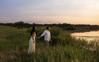 Sunrise Lakeside Engagement Session